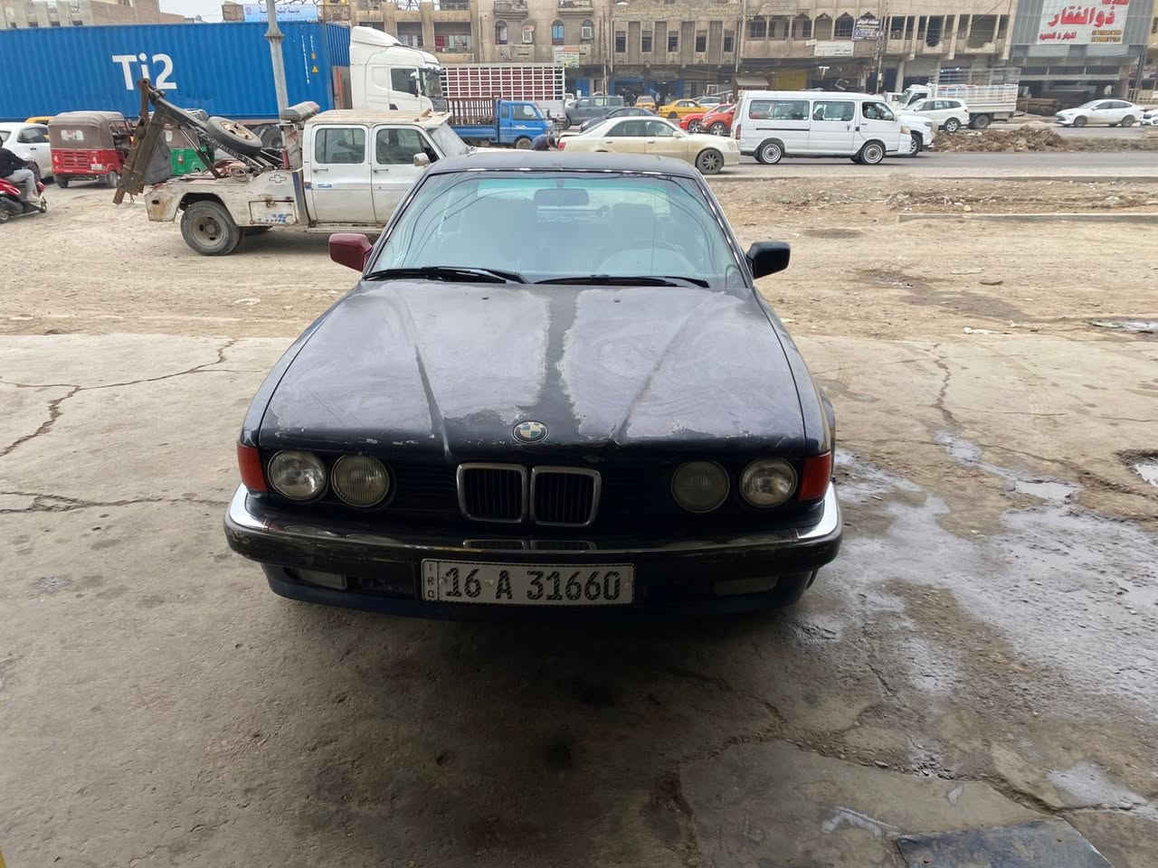 السلام عليكم
بي ام  موديل 91 مكينه كير خير من الله
حداديه صدر جديدت تبريد شغال
الرقم دولي القادسيه بسمي مكان السياره بغداد
مكفوله من اي حادث داخلي باب اليمن امبدل
العنوان الشعب بغداد.   السعر٥٨  / ***********
