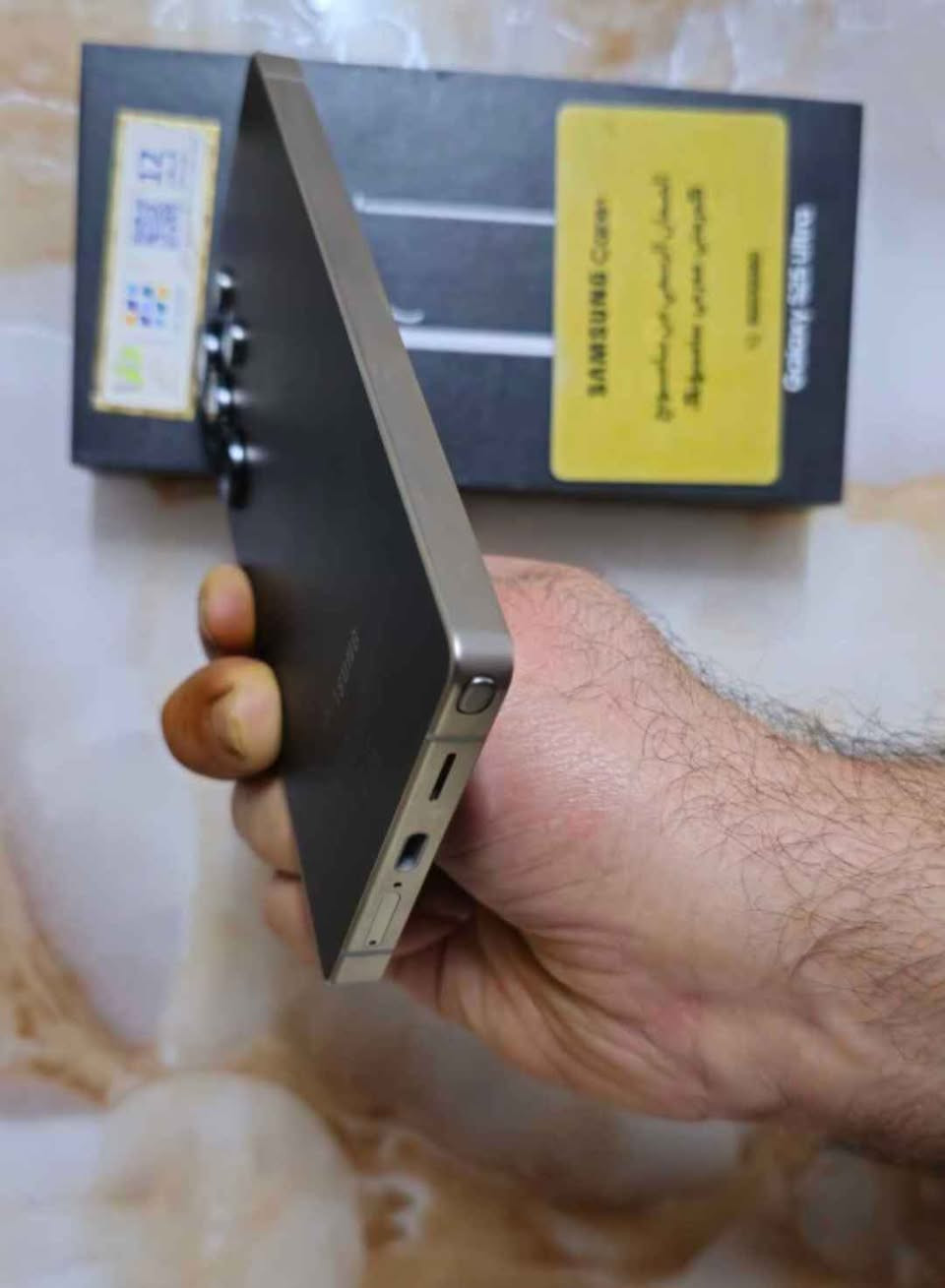 گالاکسی s25ئاڵترا
ڕام12و زاکیرە .256
زەمان وەکیل جیبال
ئەشیایی خۆی لەگەڵە
بۆ فرۆشتن 
شؤين كه لار 
گه يادن نيه!!!! كالار, السليمانية


**إذا كنت صاحب هذا الإعلان وتريد حذفه لأي سبب، رجاءا أرسل رسالة إلى الدعم الفني**