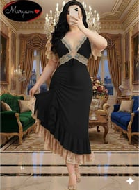 فستان • خامة زبدة • فري سايز