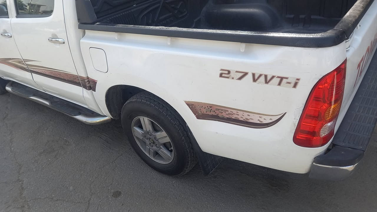 تيوتا هايلوكس 2009 وارد خليجي سعودي
سنويه لحد 2027 
كير اوتماتيك
ويل كب حداده وتخم تاير جديد 
السعر 155 
بي مجال للشراي
مكاني بغداد البنوك
تفاصيل أكثر 
***********
