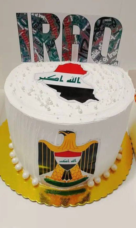 كل عام والجيش العراقى الباسل  بألف خير  
كيك الانوار مستعدون لتجهيز كافه المناسبات 
وحسب الطلب للحجز والاستفسار اتصال على الرقم خاص للحجز ***********متوفر واتساب للرقم
