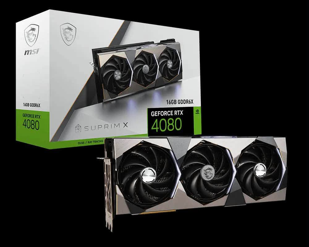 Rtx 4080 msi suprim x 
نضيف جدا 1450000 قفل


**إذا كنت صاحب هذا الإعلان وتريد حذفه لأي سبب، رجاءا أرسل رسالة إلى الدعم الفني**