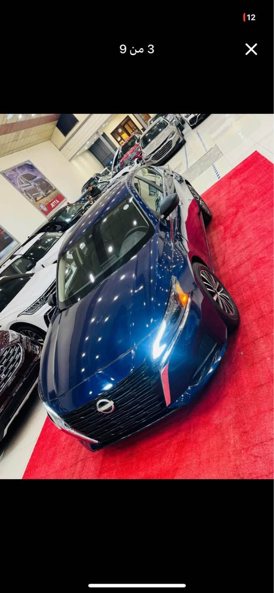 NISSAN ALTIMA 2024
سعر ١١٥$ 
ماشي ٣الف فقط
بى ٣ قطعة صبغ بدون دواخل
ارباكين رجع سيستم
مواصفات S
سيارة كاتى بى مجال شهرين للترقيم
لاستسفار اتصل 
*********** دهوك, العراق
