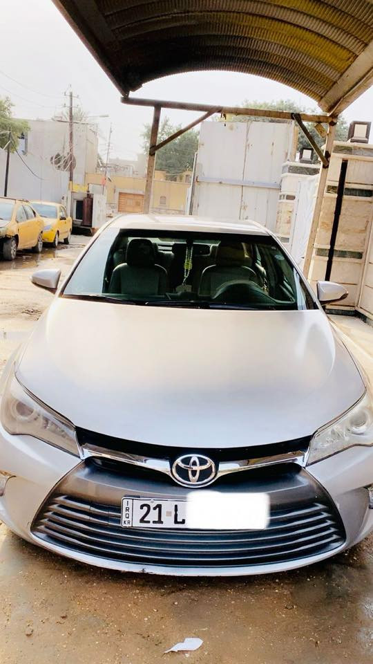 كامري موديل17خليجي بيه بس بونيد صبغ بدون دواخل وايرباك ماشيه  106الف كيلوحقيقي بسمي السياره مكانه بغداد السعر خاص***********
