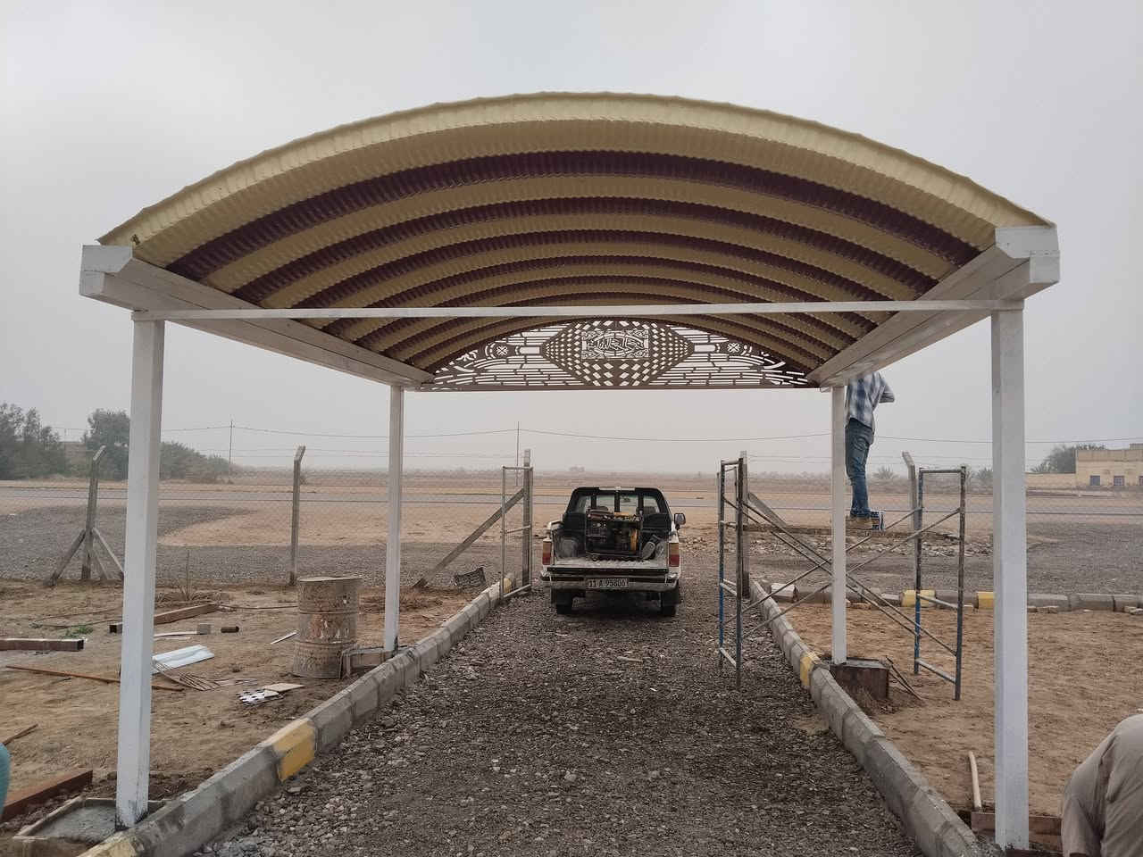 عمل سقايف الكيسبان بسعار مناسبه جدا جدا ***********// حدادة محمد عمل درجه اولى كافت  القياسات والجملونات الكيسبان بسعار مناسبه 🫡
