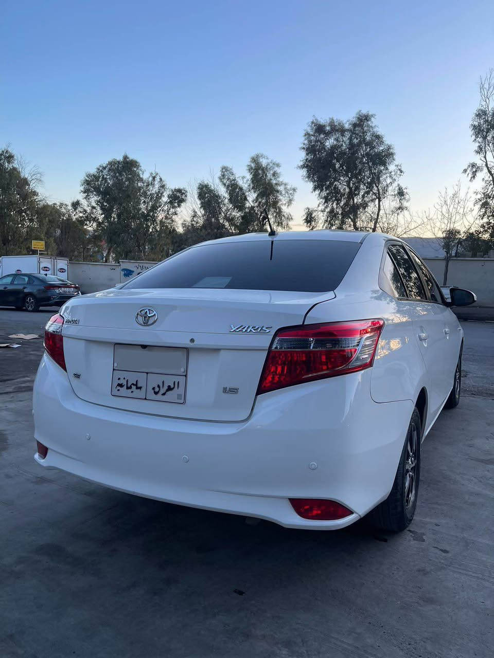 بو فروشتن يارس موديل 2015 خليجي شريكةي ساز فول مواصفات ناو بيجى حساس شاشه  ايكو بلاجكتور مكينه 16,0 بي تقه ورقا كشنى كاربايى 85,000KM روشتوه بى بوياخ بس جاملغى دواوه سارد و جاملغي پيشةوة ساردة ايرباك نةتكقيوا 
***********

للبيع يارس 2015 خليجي شركة ساز فول مواصفات داخل بيجي كشن كهربائي شاشه كبيره نظام ايكو مكينه 16,0 ماشية 85,000KM بدون صبغ فقط جاملغ خلفي تعديل بارد و جاملغ امامي تعديل بارد ايرباكات مطاكه مكسانسياره سليمانيه
*********** السليمانية, العراق
