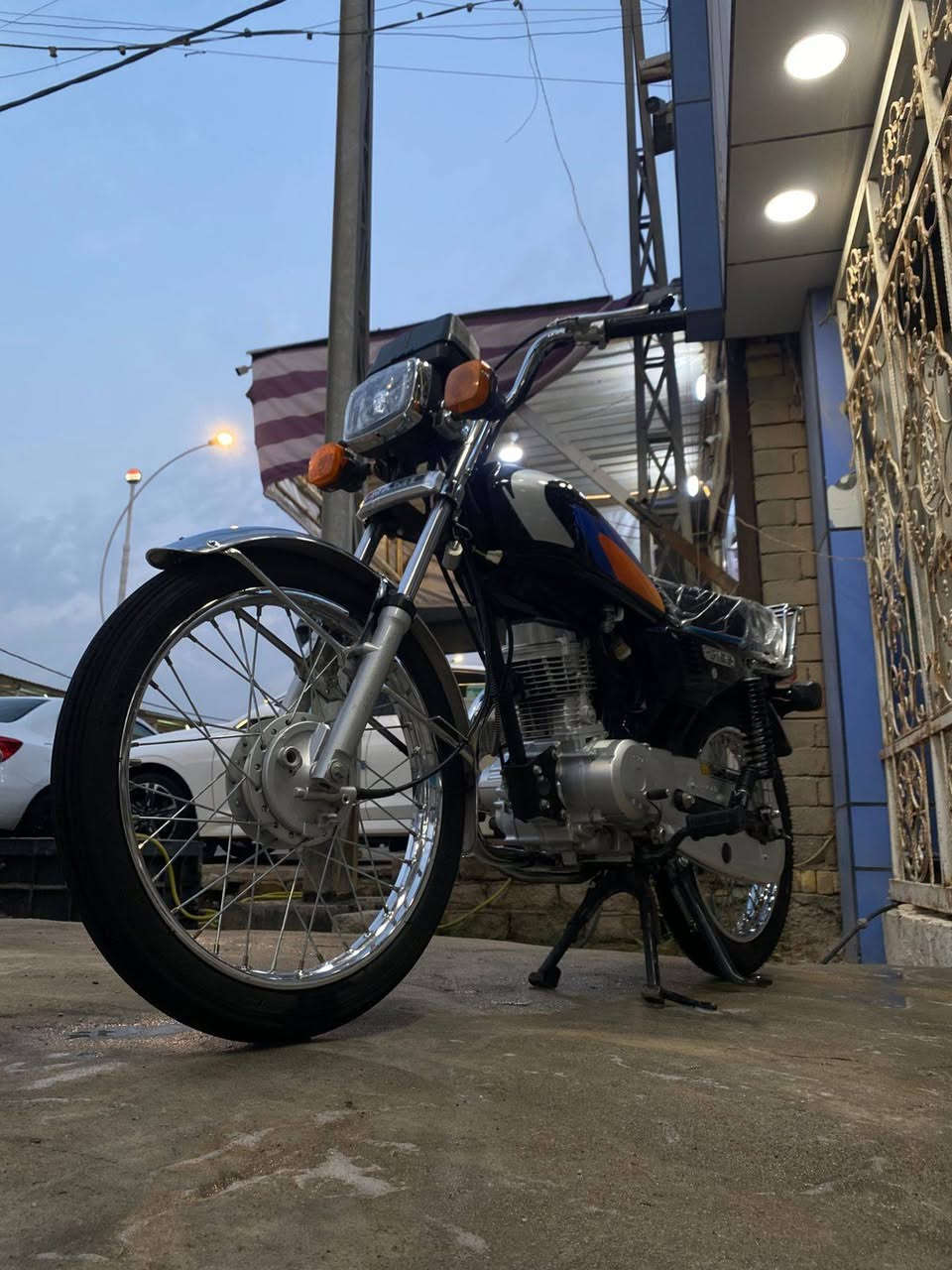 نامه كلك  مكاني ناصريه مركز مبدله ولفات فقط
رايده ٧٥٠ وبيها مجال نضافه كدامكم جديده دراجه ***********
