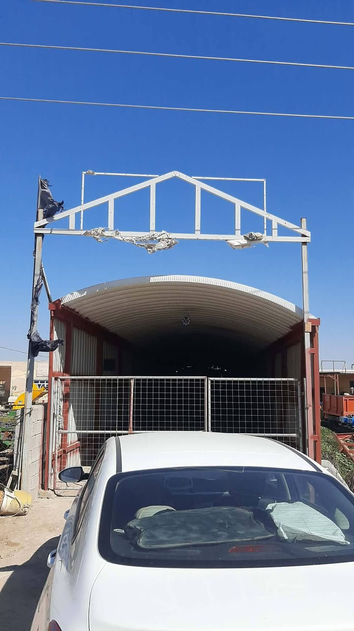 جملون  كامل 
جملون  عرضه 6. وطول 47 مع كرفان   بنا جديد   شغل درجه اولئ.    يرهم مخزن   
عنوان واسط الزبيديه. تقاطع شحيميه. شارع المعارض    

للستفسار تصال علئ رقم ***********. اتصل  👉

***********      سيد رعد. الياسري  👉  رعد الياسري
