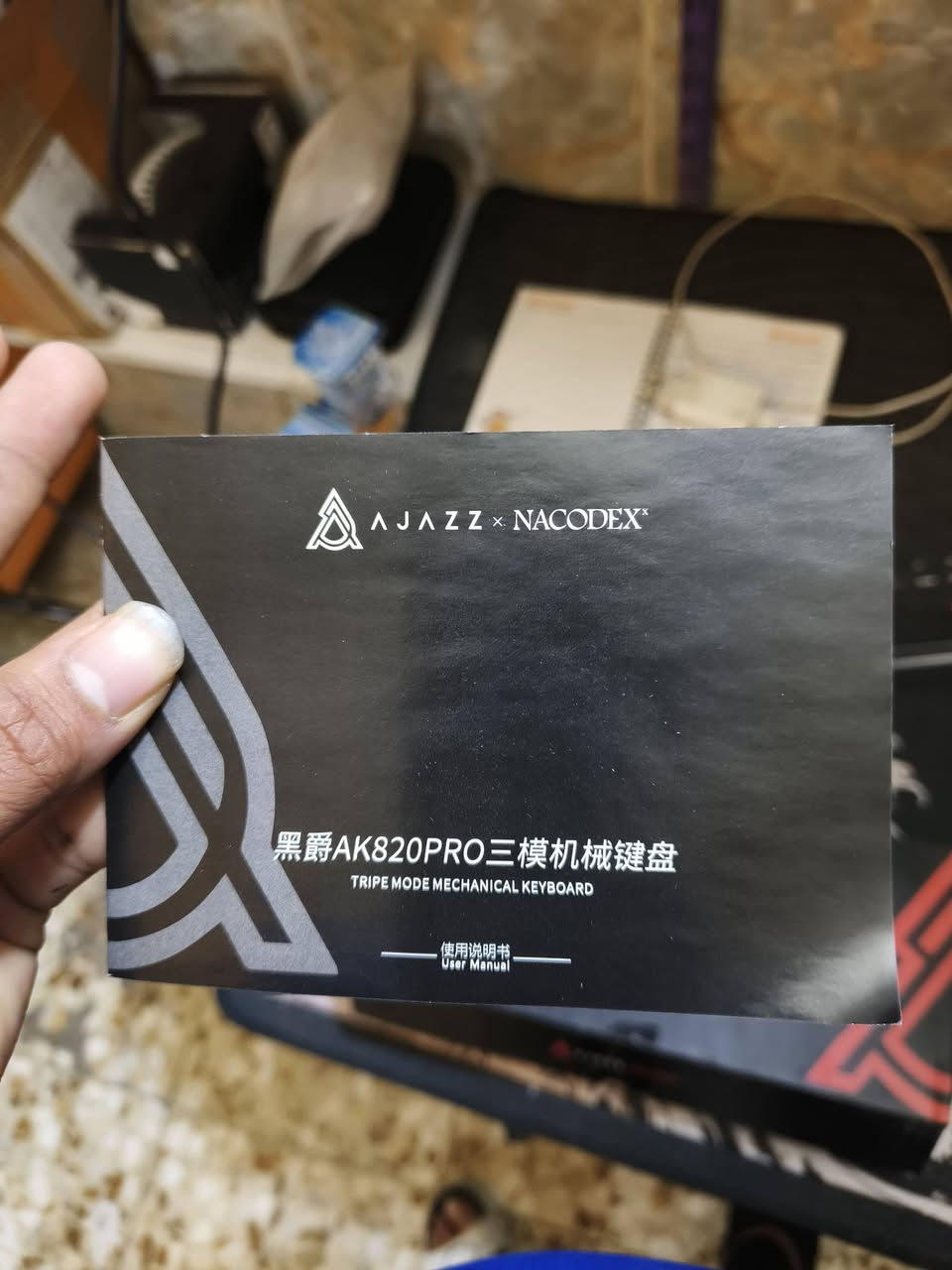 سلام عليكم كيبورد اجاز AK820PRO
جديد غير مستعمل السعر 45 شامل توصيل


**إذا كنت صاحب هذا الإعلان وتريد حذفه لأي سبب، رجاءا أرسل رسالة إلى الدعم الفني**