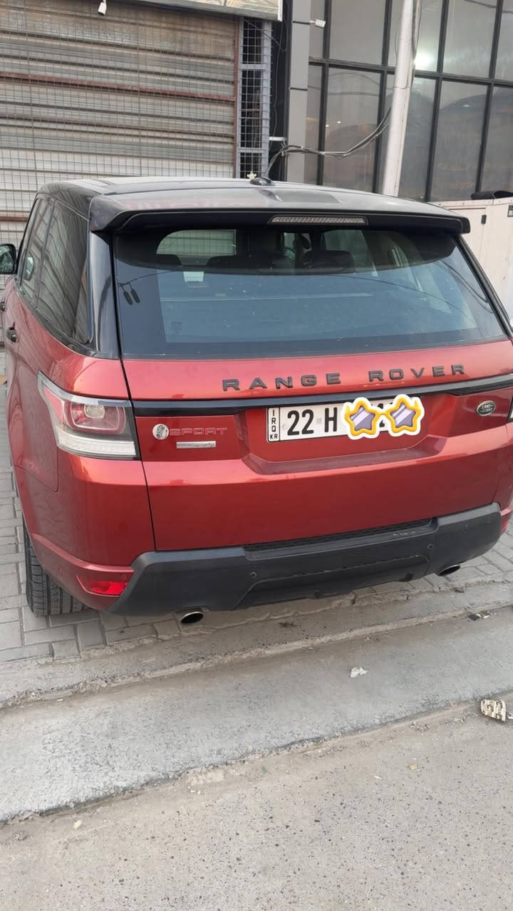السلام عليكم من رخصت الادمن المحترم 
رانج روفر سبورت 2014  رقم اربيل.
 وكاله سردار  فول واحد على واحد 
حجم المحرك ٦ سلندر شرط محرك ممفتوح 
ماشيه السياره ٨٢ الف كيلو 
مواصفات كشنات تبريد تدفئه حته الكشن الخلفي تبريد 
شاشات خلفيه / خمس كامرات / رادار / شفتات ستيرن / بانورما /ركن سياره ذاتي اوتو بارك / باب شفط /هواي مواصفات بعد  للعلم السياره بيها جاملغ ايسر امامي صبغ فقط لافتح ولاتعديل 
مكان السياره بغداد الاعظميه للاستفسار  او السعر هذا رقم الهاتف *********** وبسعر مناسب
