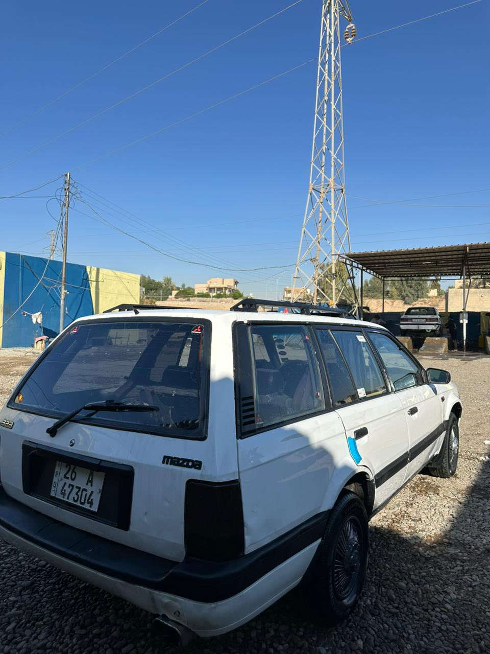 السلا عليكم
للبيع سياره نوع مازدا 
موديل 1993
حجم 323
رقم صلاح الدين شرط التحويل 
سنويه ل2030
كير شرط محرك بي خيط بخار 
4تايرات جدد صدر فوك النص عمر 
الكشر شوف العين 
السعر المطلوب 26ورقه اوبيهامجال للشراي 
مكان السياره صلاح الدين قضاء العلم 
للاستفسار والتواصل هـ***********
