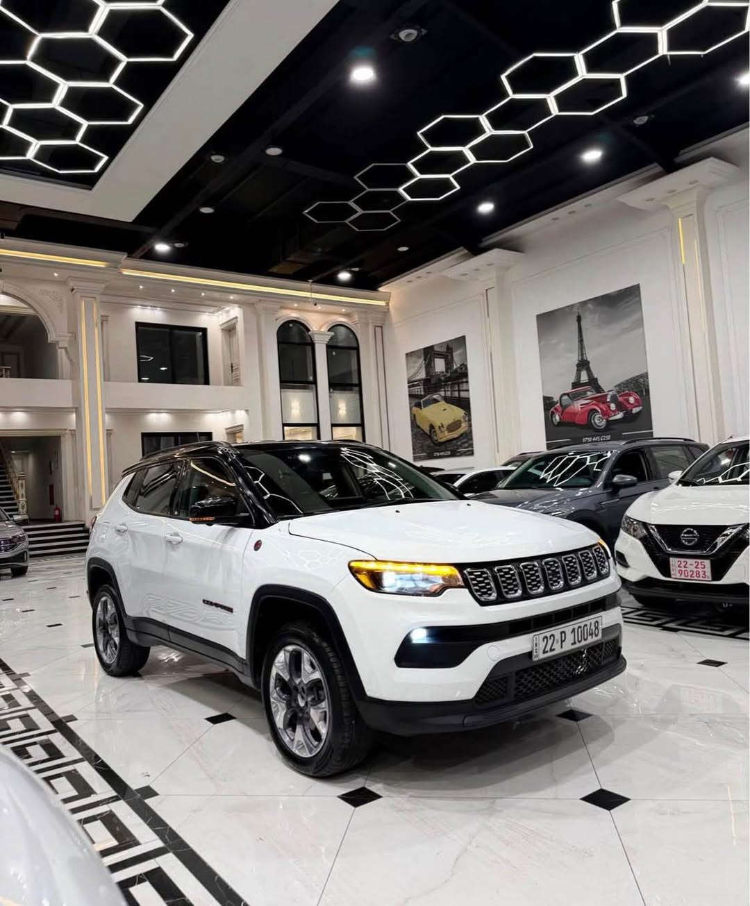 النوع : جيب كومباس تريلهؤك Jeepcompass
 

 الموديل : 2022 الشكل الجديد تريلهؤك
للبيع سيارة: جيب كومباس  موديل 2022
•الرقم: اربيل 
السعر 162مه جال
لون سپى سه فق ره ش بلادى 
ماشي34 الف 
•المواصفات : فول ١/١ عده سلايت
▪️بصمة
▪️ابواب بصمة
▪️المحرك: 2.4 مرغوب (اربعة سلندر) بدون توربو مكفول كير محرك
▪️لايتات زينون اصل مع حاجب LED مع كشافات دعامية زينون
▪️رادار جانبيه 
▪️رادار امامي 
▪️كشافات ليليه
▪️فورويل 4X4
▪️5 كاميرات
    شاشه ئه لكترؤنى
▪️كوشين ساردوگه رم 
    سوكان هيته ر
   كوشين خه زن 
     كشنات تدفئة وتبريد 
▪️كشن كاربائي
▪️شاشة الدشبول حجم كبير
▪️شغال به سمه
▪️سندوق شه فت
▪️ويل كرؤم 
▪️٤جواركوشنى هيته ر
▪️سستم صوت
▪️تحكم ستيرن جهتين بلوتوث وحاكية وكروس سرعة وتحكم صوت 
▪️نظام ABS مانع انزلاق
‎ناقل الحركة : گير اوتوماتيك وعادي من  8 سرعات
اربع تايرات جديدة
سنوية جديدة لحد 2030
رقم مميز 
•الضرر: صبغ بس بونيت فقد بدون دواخل
شرط فحص يه قؤپى گه جكه ى له شانى هه يه
سعر 162مه جال  
 المكان اربيل 
الاتصال: *********** أربيل, العراق
