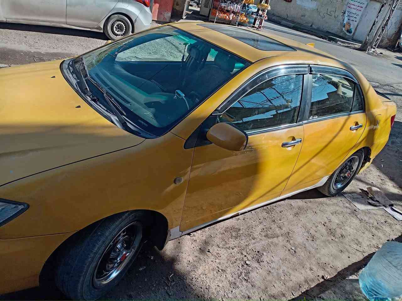 السلام عليكم اخوان بيوادي موديل 13مصفره هيه وغرمات بيه صبغ باب وره السايق كير اوتوماتيك  مكينه لانسر رقم انكليزي ابسمي مكينه جديدة قبل شهر شاده السعر 52وبيه مجال مكاني بغداد ***********
