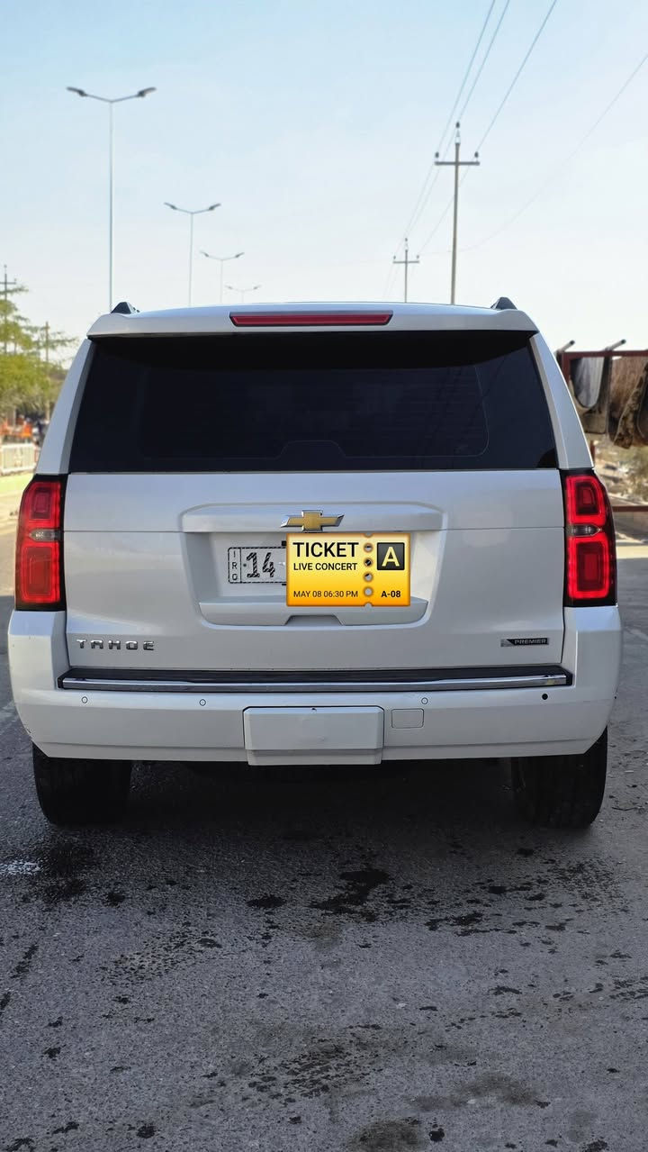 تاهو برايمر ٢٠١٨ وارد خليجي لون صدفي والمواصافات مال معروفة مفولة السيارة
بيه قطعتين بنيد ومدكر امامي 
ومدكر خلفي بي شخط ومصبوغ 
***********
