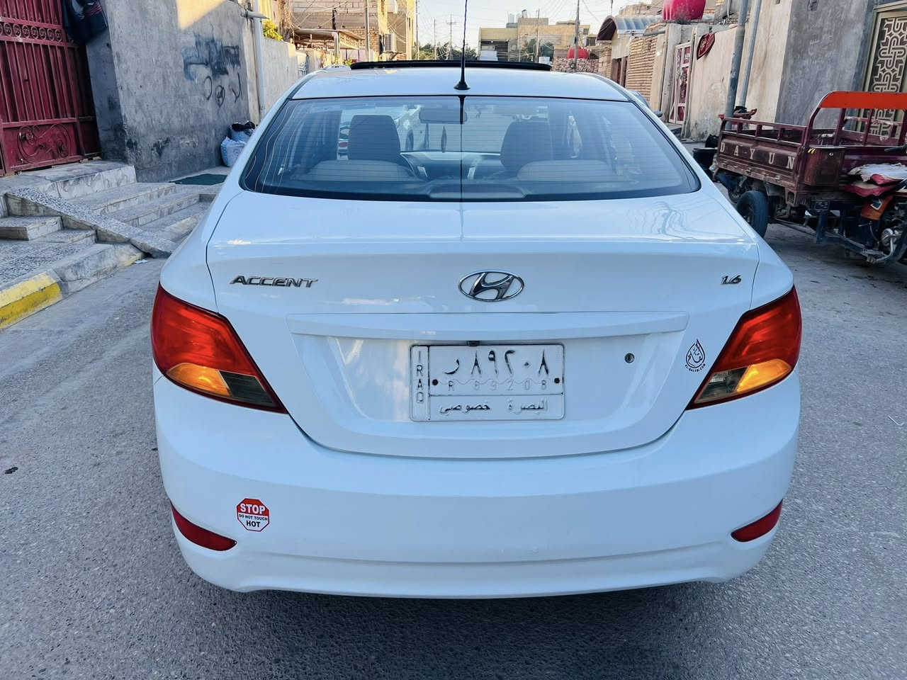 اللهم صل على محمد وال محمد 
السلام عليكم ورحمة الله وبركاته 
اكسنت 2015 خليجي فول مواصفات رقم بصره تحويل مشروع وطني باسم ولد صديقي بالناصريه سنويه لغايه 2028 محرك 1600 دووش مامفتوح شرط ماشيه 187 ألف السياره بيه تبديل الجاملغ الامامي الايسر بدون اي ضرر والباقي مكفول من الصبغ والتبديل والفتح جاهزه السياره من كلشي مكينه وكير شرط الفحص حداديه ١٠٠/١٠٠ تبريد ثلج تخم تاير جديد مواصفات فتحه سلايد روف شاشه ايباد كامره دواره دواخل بيجي تحكم بالستيرن اشاره بالمرايه دسك امامي وخلفي ويل كب ،…مكان السياره الناصرية السعر 97 للاستفسار ***********
