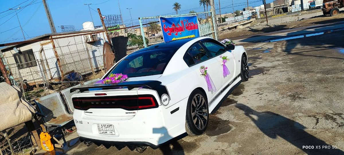 جارجر ارتي ماكس 2013 فول مواصفات السياره حادثها جاملغ خلفي وهنا بيها 3قطع رش بدون ايرباك بجم كبس ماشيه 120

.فتحه 
.شاشه كبيره
.تشغيل عن بعد 
.كشنات حضن وكهرباء احمر بلادي
.تدفئه تبريد كشنات 
.كلاصات حار بارد 
.دواسات وستيرن كهرباء 
.رادار امامي جانبي
.مري قلاب
.سستم صوت بيتس 
.خزن ميموري
.قماره اسود بلادي من امريكا 
.شفتات ستيرن 
     الاضافات 
.كت كامل srt 
كت لحايه ويل srt تايرات امامي 245خلفي 275
.داون بايب لايت ابو الحاجب وعين الشيطان 
.برمجه اون لاين السياره قويه كلش مكينه 5700 مكينه كير حداده كله تمام السياره نضيفه وجاهزه السعر 145 وبيها مجال بسيط *********** مكاني كربلاء
