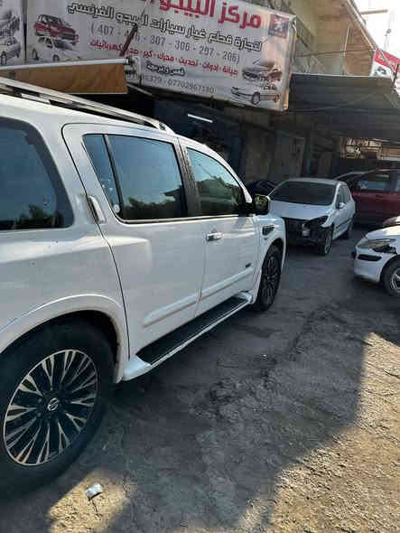 نيسان ارمادا ٢٠٠٨ خليجي LE فول
بصمة وسلايد روف حساسات امامي خلفي كروس سرعة وتحكم ستيرن جهتين وصندوق كهرباء وكشنات الامامية كهرباء وتدفئة والصف الثالث كهرباء ومري شفط والمرايات كلها تعتيم اوتو ودمام وجي بي اس بلادي مواصفات الفول معروفة تايرات تايلندي اطلس جديدة وباتري جديد وويل كب نيسان حديث جديد حجم ٢٠ منظومة تبريد كاملة جديد اضافة الى شاشة تسلا وتحكمات لمس كاملة
السيارة مصبوغة حزام للجمالية
السيارة مضافة الها عزل حراري وصوت للبدي كله وعزل حراري امريكي للجامات كلها وداينمو ١٥٠ امبير اللايتات LED ثلاث الوان تحكم بلوتوث ومراوح كهربائية امامية مع التبريد ويدوي وداخل المحرك سرعتين بدل الميكانيكية ومنظومة كامرات (٤) امامية وجوانب وخلفية وفدرالية مع الاضاءة وثلاث هورانات مختلفة السيارة كاملة والكمال لله وحتى الدروع مالتها بعدها مذبلها فلس
السعر ١٢٥ ورقة قابل للتفاوض
للاستفسار والاتصال 
***********
