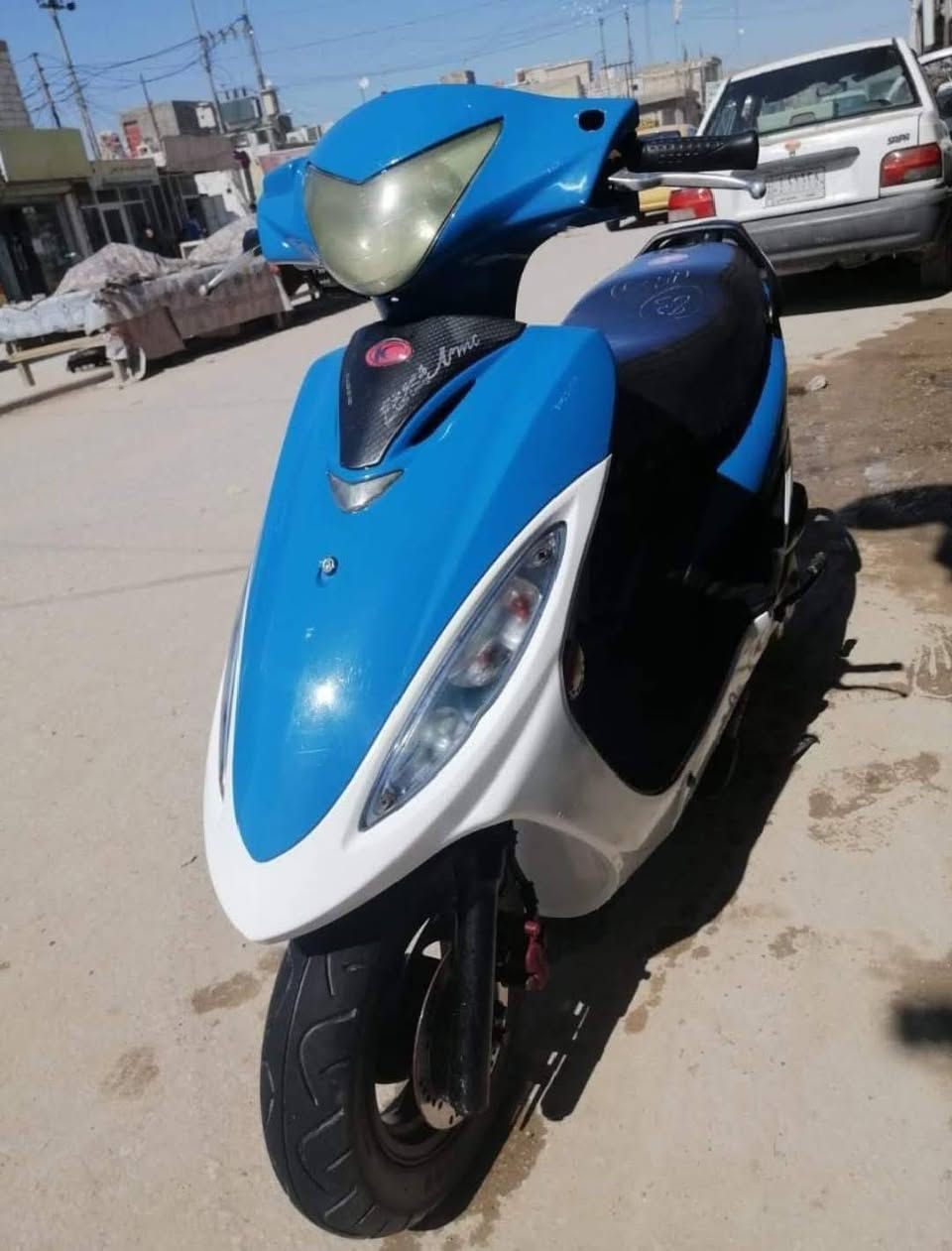 السلام عليكم دراجه كامكو جي فور للبيع الدراجه كايمه فقط مانقصها شي السعر 250 مكاني نجف للتواصل ***********
