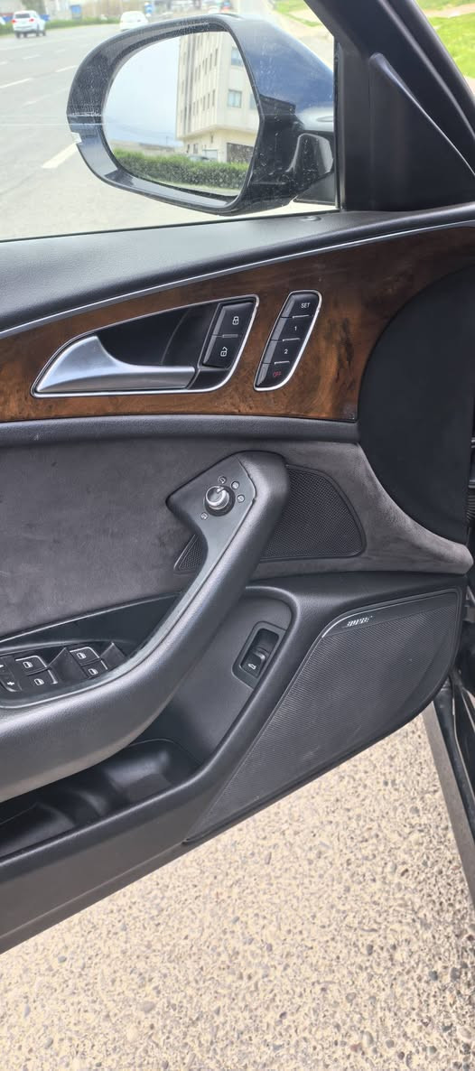 ***********
 Audi A6 Sline quattro 2014 v6 clean title
 قبات مواصفات
ستة سلندر ٢.٨
سلايد
رادار
سيستم سماعات bose 
كشنات امامى وخلفى تدفئة
سنوية باسمى
سيارة سفر شركة اربيل
كيرو محرك ما مفتوح
تاخم اطارات جديد
هززةو فحص جديد
تبريد ثلج
بعد هواية من المواصفات
سعر ١٢٨$
