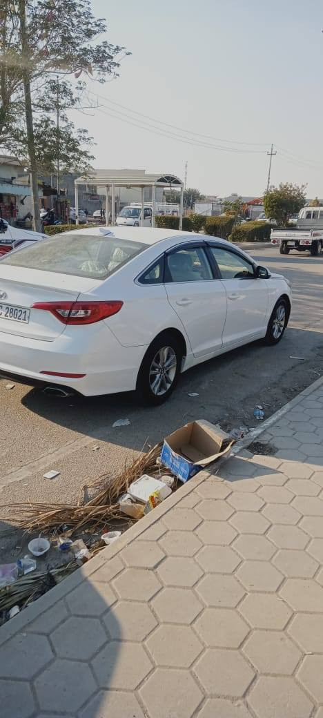 سلام عليكم سوناته امريكيه  موديل 17 رقم سليمانه بسمي سياره جديده بمعنا الكلمه صور الحادث مرفوق بل منشور  سعر 128 عنوان واسط نعمانيه رقم الهاتف ***********
