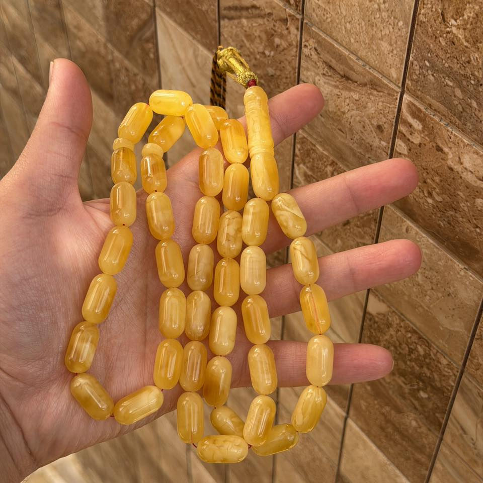 مسباح كهرب كبسولي جبس بعسل خامة جميلة جداً من الخامات الصعبة الوزن 60 غرام / عدد الحبات 42 
يوجد توصيل الى جميع المحافظات 
*********** واتساب - ماسنجر
