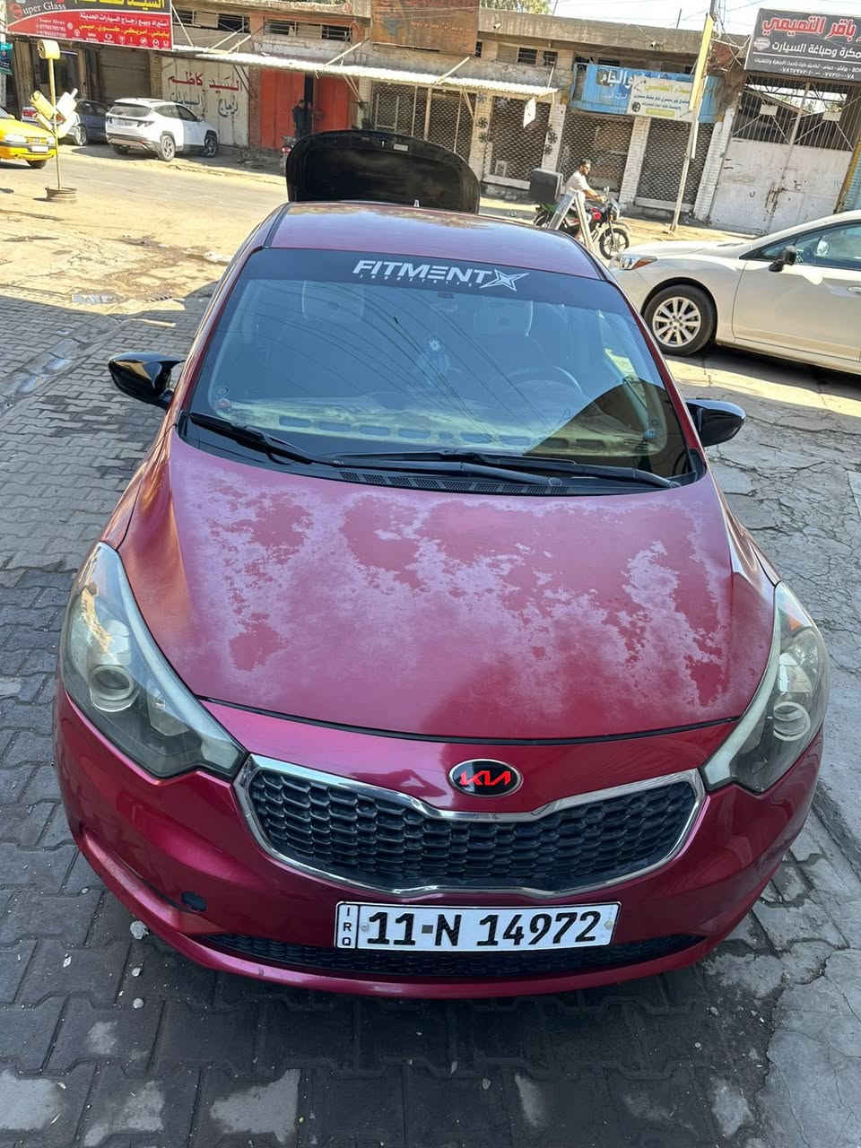 سلام عليكم فورتي 2014 كفالة من الصبغ فقط دعامية امامية او مكانين بارد او صورت السونار موجودة بلنشر السيارة كاملة على اخر حباية مناقصهة اي شي السيارة بسمي هزة او سنوية او رقم جدايد 🛑السعر108 ورقة او بيهة مجال بصيط عنوانهة بغداد بغداد الجديده  ***********
