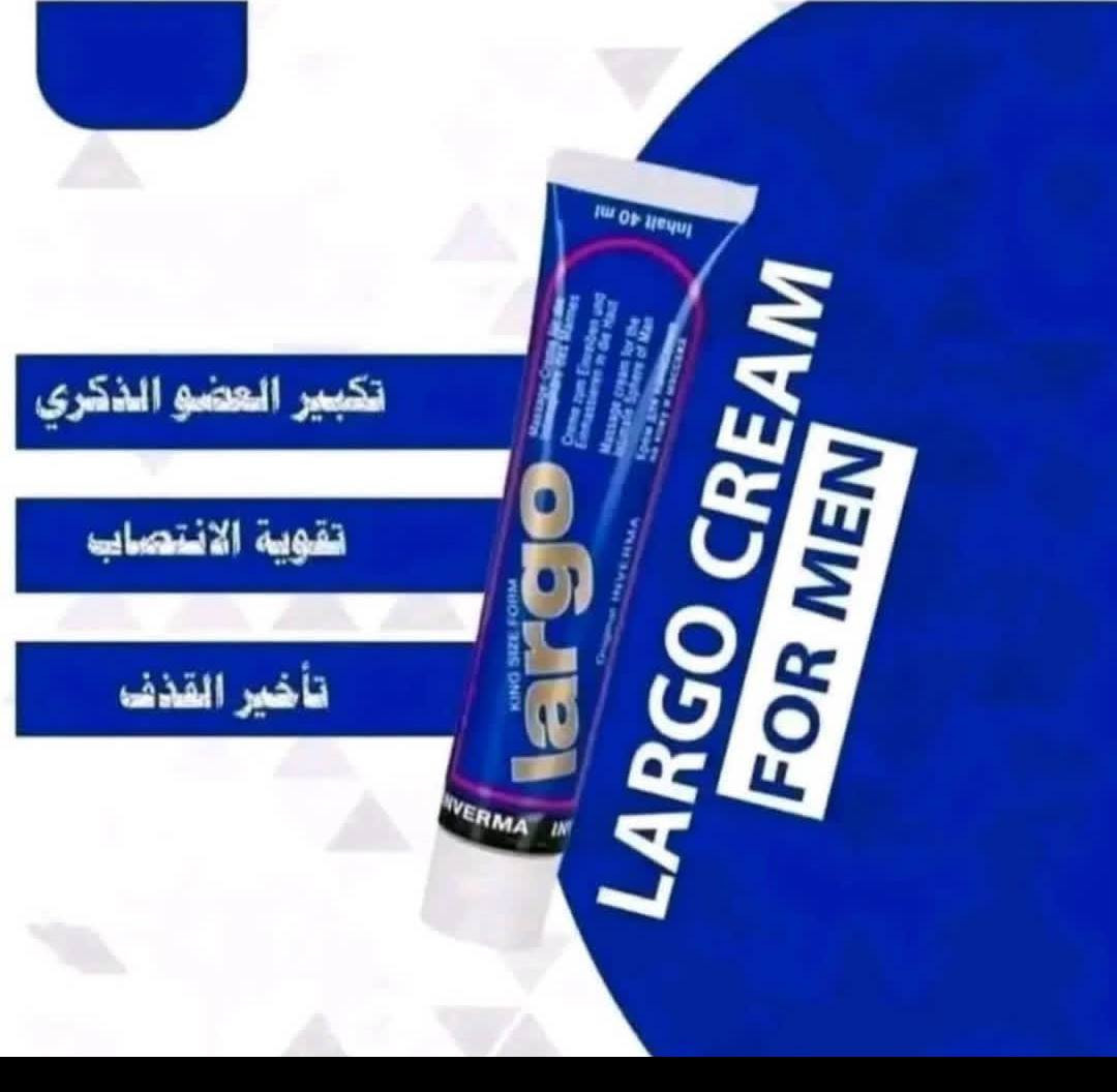 كريم لارجو (Largo Cream) الأصلي King Size Super-Form هو كريم مساج للاستخدام الخارجي مخصص لتعزيز الأداء الجنسي لدى الرجال. يتم تصنيعه في ألمانيا بواسطة شركة Inverma ويهدف إلى المساعدة في زيادة حجم القضيب وطوله وسمكه وقوته.
الميزات والفوائد
تعزيز الأداء: يساعد الكريم على تحسين الدورة الدموية في المنطقة المستهدفة، مما قد يؤدي إلى انتصاب أقوى ولفترة أطول.
يوجد توصيل لجميع محافظات العراق 
لايك_كومنت #تعليقات #اكسبلور #لقطة


**إذا كنت صاحب هذا الإعلان وتريد حذفه لأي سبب، رجاءا أرسل رسالة إلى الدعم الفني**