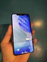 11 برو ماكس عربي شرق اوسط لون ذهبي ذاكرته 256 🔋100 مستبدل نوعيه ممتازه...