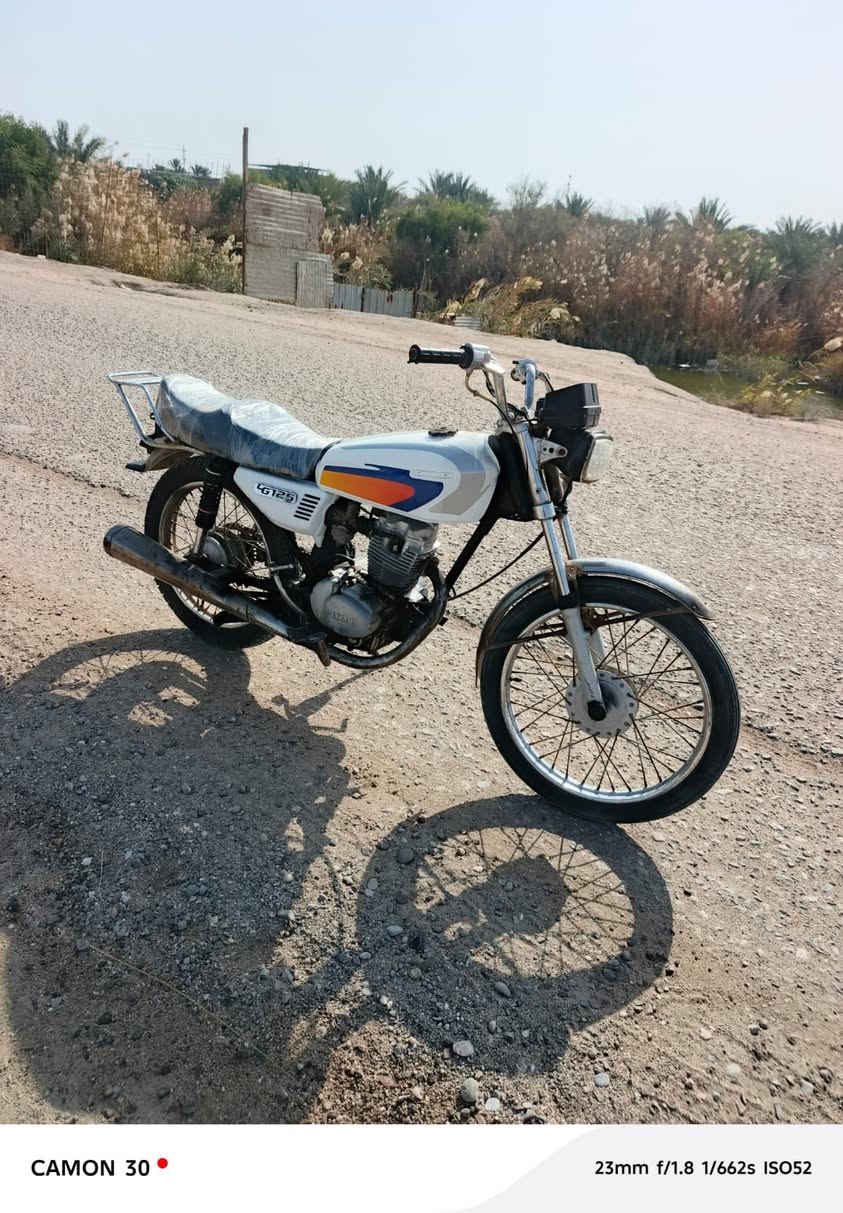 دراجه ايراني جاهزه من كلشي مكينه نهضه نعومه دبلات امامي خلفي شغاله لايت شغال دراجه نضيفه كلش مانقصه شي تايرات جدد سعر 325رقم ***********مكلف بل نشر تصل عل رقم
