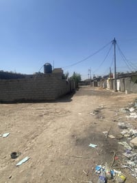 قطعه ارض للبيع مساحه 160متر  كهرباء مي مجاري كله موجودتبليط / رقم الها...