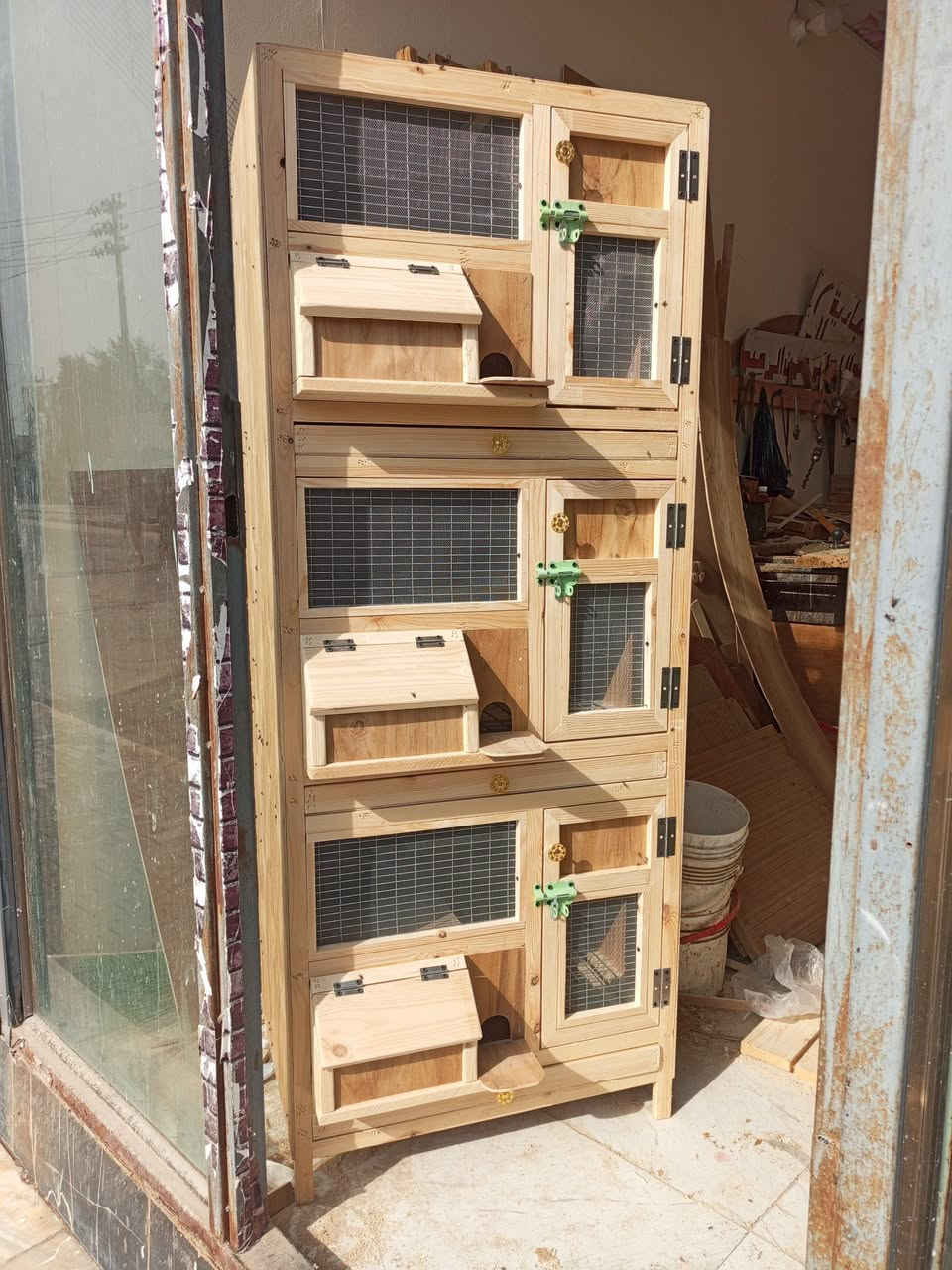 ((يالله)) 
السلام عليكم  عمل جميع الخانات والاقفاص شغل درجة اولى النجف الاشرف حي المكرمه شارع الطاقة للاستفسار  *********** 
.... 
للتنويه العمل الي معروض كله مبيوع  🌺
