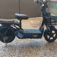 دراجة كهربائية • حجم ١٤ • بصمتين ومفتاحين
