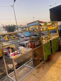 عربة مشروع • عربة خشبية • جاهزة تشتغل