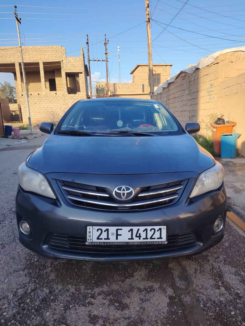 كورلا موديل 2011كندي رقم سليمانيه ل30 هزه جديده تحويل ثاني يوم 
كير مكينه صدر تايرات كله جديد كهربائيات كلها شغاله تبريد تدفئه كله شغال 
ضررها بونيد وجاملق وبيها رش 4قطع بدون ضربه سياره احلى من الصوره ومضبطه من كلشي ***********
