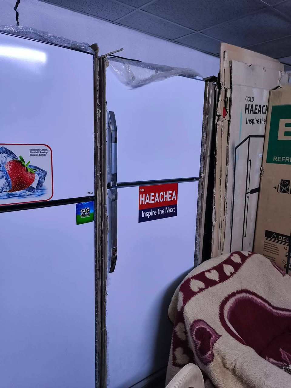 مرحبا بكم  ثلاجات جديد حجم ٢٨   
رتفاع مترين عرض ٧٠      جديد مامستخدم


**إذا كنت صاحب هذا الإعلان وتريد حذفه لأي سبب، رجاءا أرسل رسالة إلى الدعم الفني**