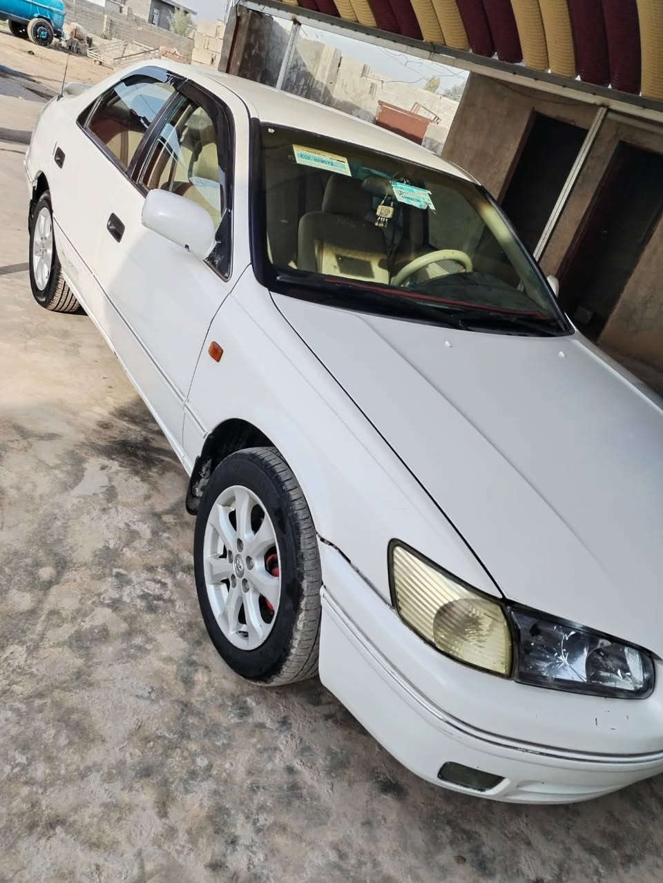 كامري  موديل 2001 خليجي محرك 4  بيها صبغ 3 قطع بدون دواخل سياره جاهزه مكاني صلاح الدين الضلوعيه السعر 85 وبيها مجال  ***********
