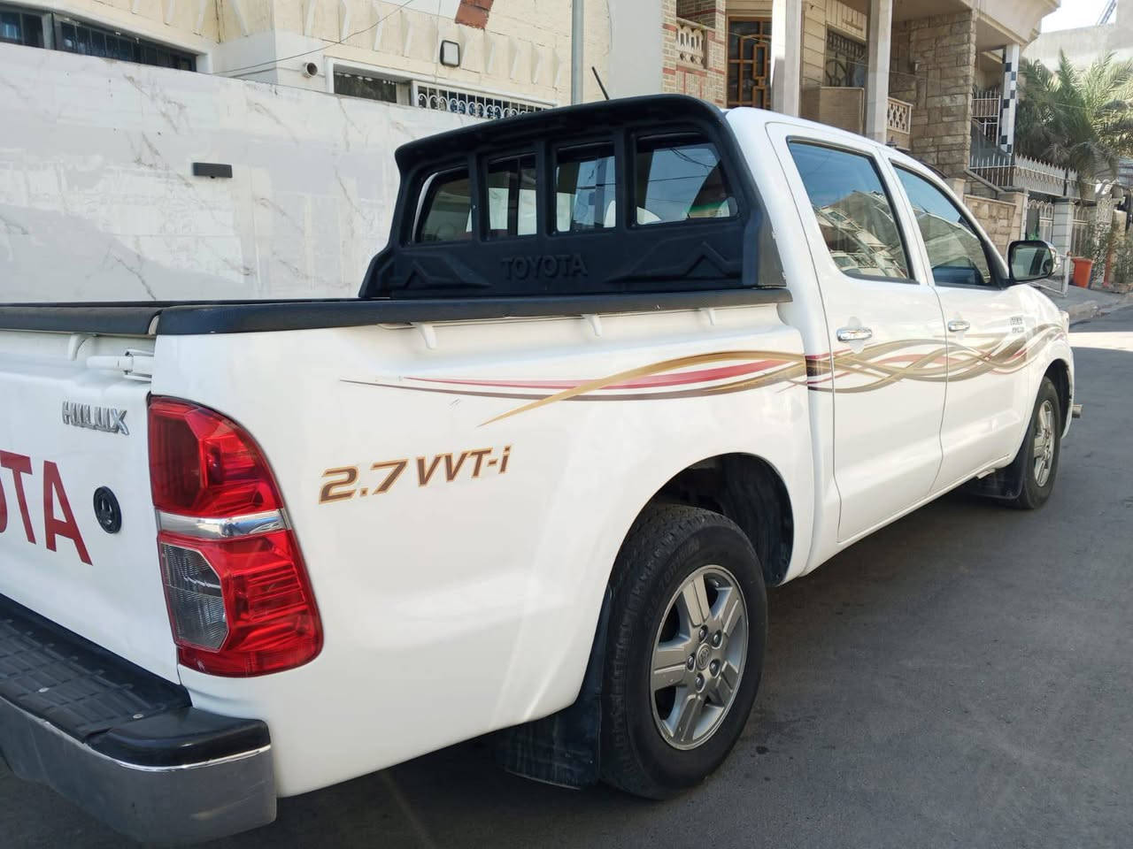 تيوتا   HILUX. فلاونزا 2014 خليجيه بدون صبغ
(السعر175)  ***********
العنوان شارع فلسطين 
 بيع او مراوس حسب القناعه  السياره بسمي مصفره
سياره جاهزه من كلشي شرط الفحص  فقط بارد بيه 
تراي السياره مال زيرو امانت الله اورسوله 
لتسئل على شي مكينه كير حداديه تبريد كربائيات تايرات باتري كله نعمه اوبلخير علياخذه
