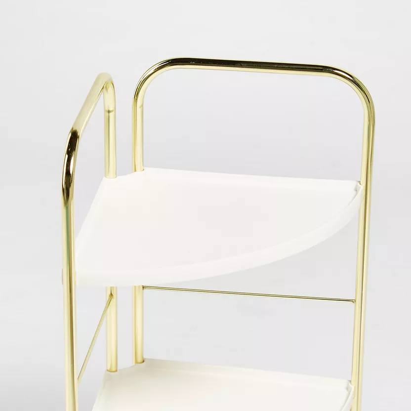 رفوف لون ذهبي وأبيض ثلاث طوابق بدون براغي يتخله بالحمام او في اي مكان داخل البيت سعر القطعه ١٠ الف مكاني البصره دور النفط للاستفسار خاص او على رقم الواتساب ***********
