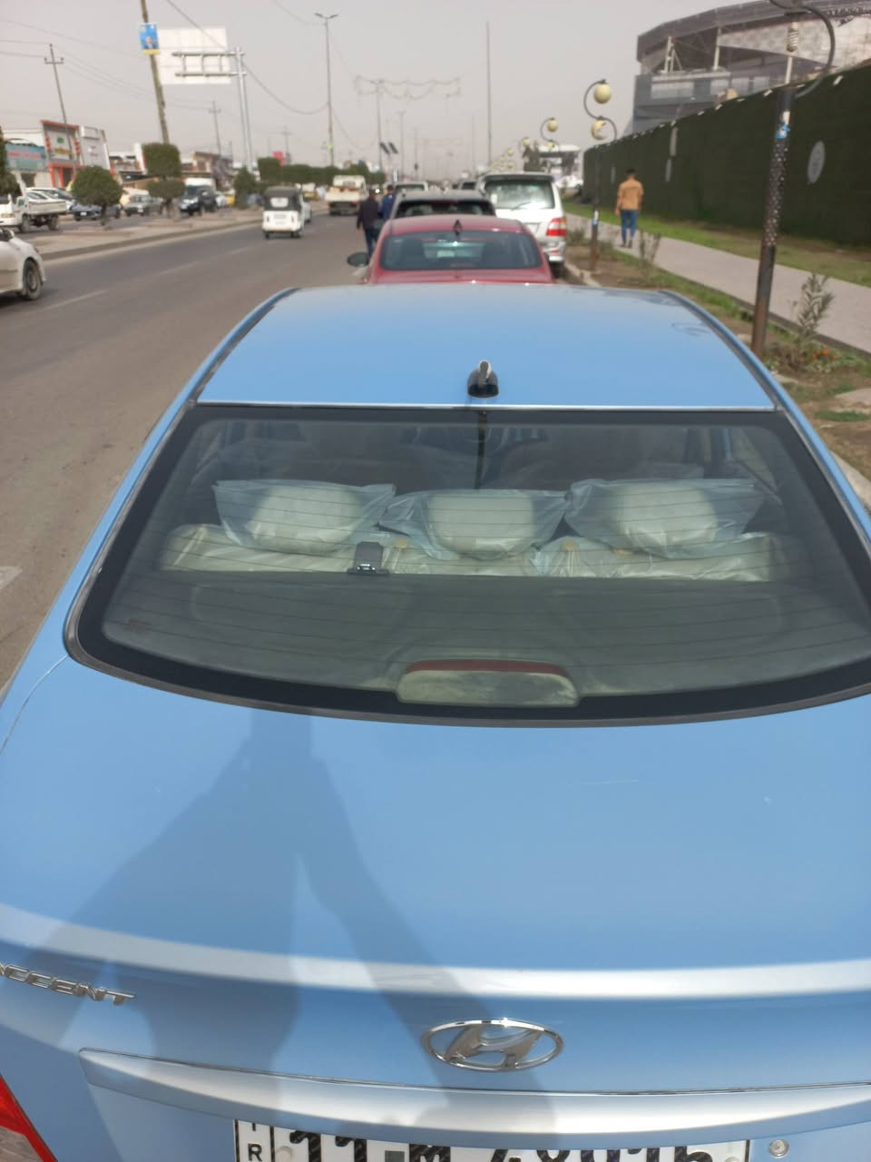 سلام عليكم
اكسنت 13 امريكي
حادث فقط بنيد مبدل 
باقي السياره ليبل واحد 
محرك كير مكفولات
محرك 1600 gdi
صدر امامي خلفي جديد
تبريد ويا السويج 
رقم بغداد الجديد بأسمي تحول ثاني يوم 
السعر 92 
***********
