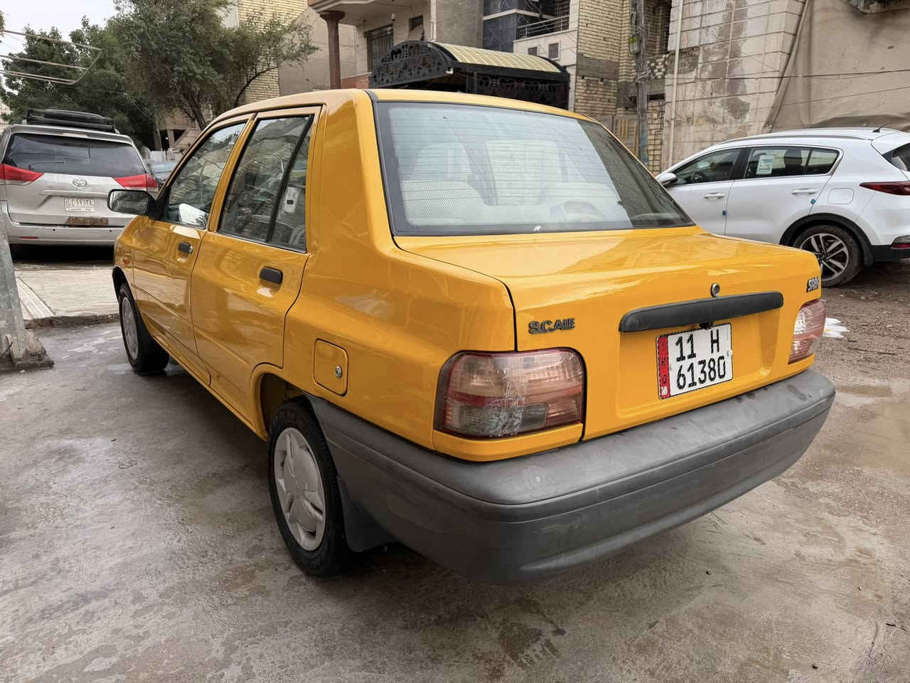 السلام عليكم سايبا 2021 مكفوله من الضربه ول تبديل و بارد  بيها صبغ نص باب خلفي فقط بدون ضربه شواصي مكفوله كير مكينه مكفول ماشيه 90 عله وضع الشركه مدوشمه عام رقم بغداد بسمي تخم تاير جديد السعر 58 بيها مجال بسيط مكانها حي القاهره ***********
