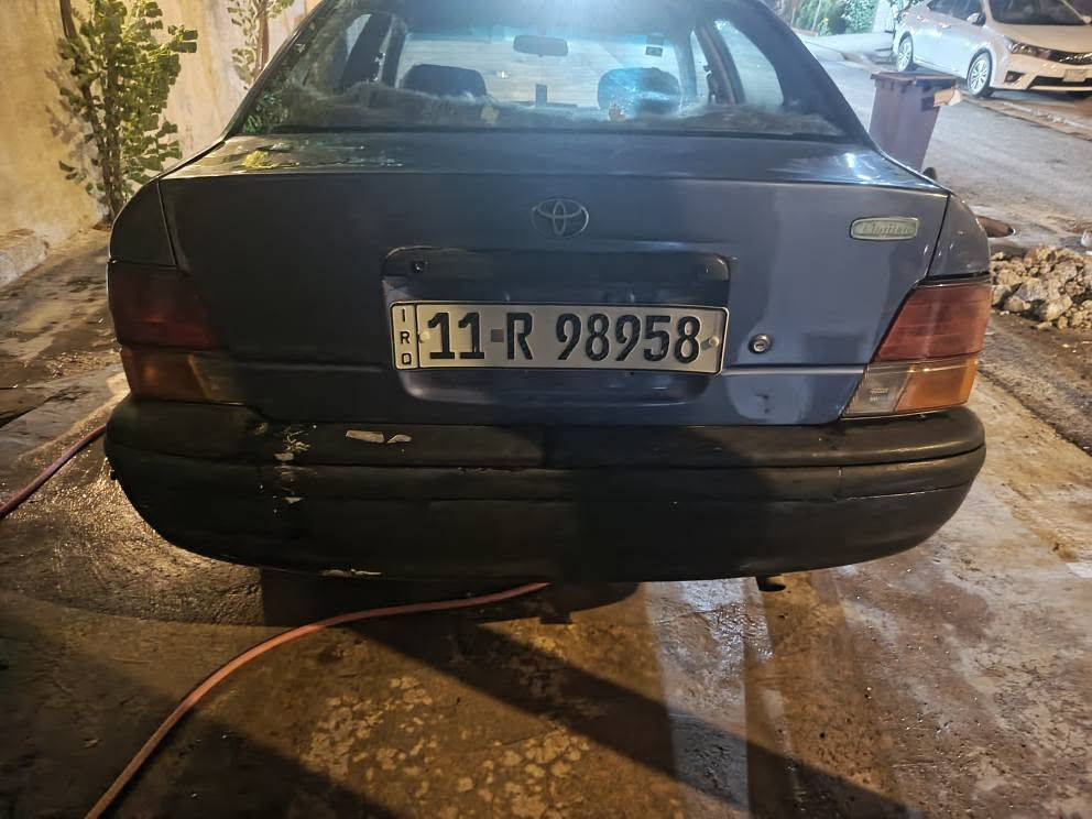 السلام عليكم سيارة تويوتا كورلا (Tercel) للبيع السعر 53 ورقة لمعرفة التفاصيل راسلني على الخاص او على الواتس 

*********** بغداد, العراق
