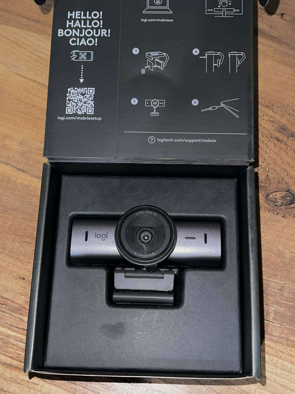 ويب كام 4K ماركة logitech جديد لوك 
سعر ب ٢٥٠ الف مع التوصيل 

*********** واتساب ✅
