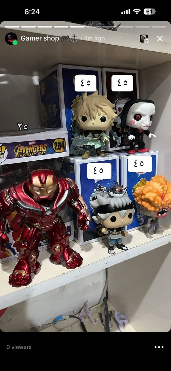 السلام عليكم اخوان جمعه مباركة علينه وعليكم عندي هذني المجسمات للبيع  واسعارهن كدامكم ارخص سعر بل عالم 😂🤎😂


**إذا كنت صاحب هذا الإعلان وتريد حذفه لأي سبب، رجاءا أرسل رسالة إلى الدعم الفني**