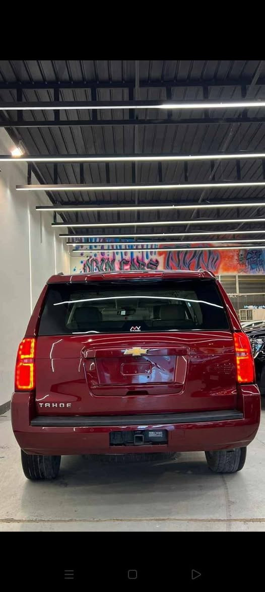 شوفرليت تاهو 2017  LT وارد كندي صور حادثه بل منشور رقم بغداد
لون ماروني  السياره جاهزه مابيه نقص  مواصفات كما موضح بالصور السعر270وبيه مجال***********
