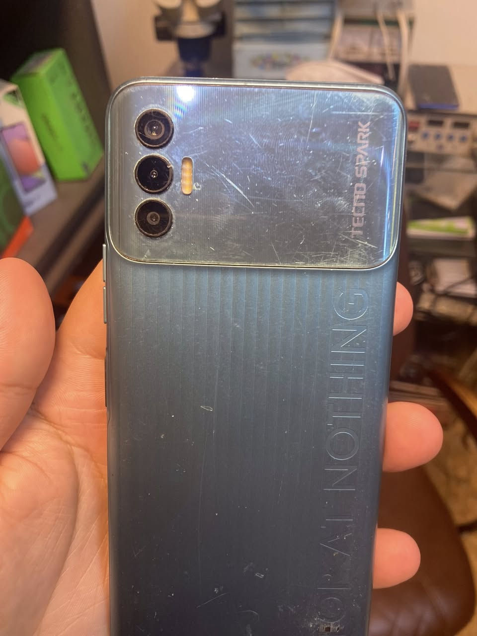 سلام عليكم للبيع
ريدمي A3 ذاكرة128 اندرويد 16 سعر100
تكنو سبارك8 ذاكرة128 سعر80
هونر x7aذاكرة128 يحتاجلة شاشة سعر60
ريلمي نوت50 ذاكرة64 سعر80
سامسونك s7ذاكرة32 سعر60
جهاز مقاوم للصدمات يفيد للشغل ذاكرة64 سعر80
مكاني بغداد حي الجهاد


**إذا كنت صاحب هذا الإعلان وتريد حذفه لأي سبب، رجاءا أرسل رسالة إلى الدعم الفني**