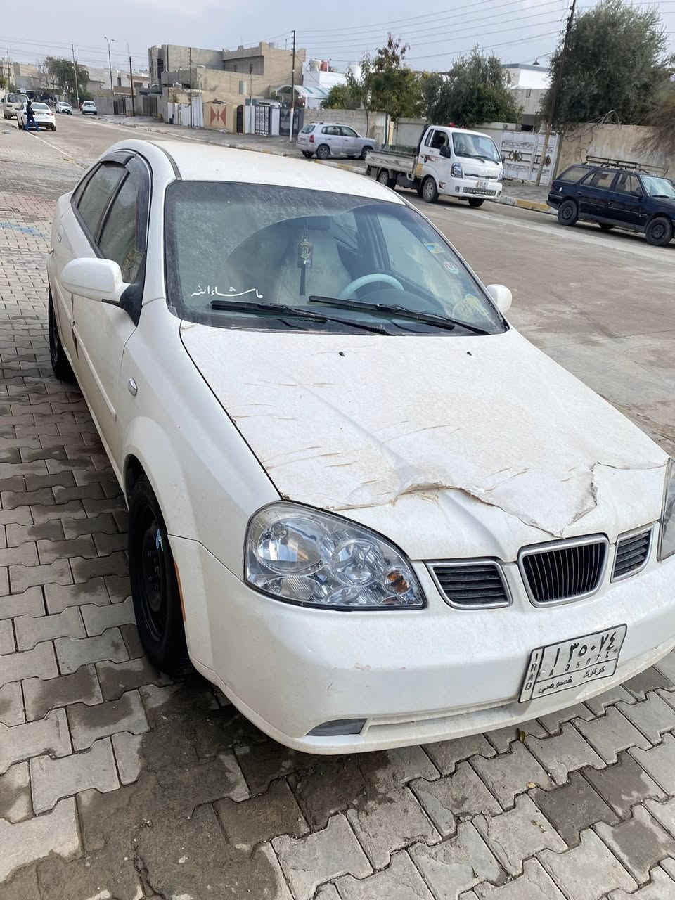 سلام عليكم
اوبتره ٢٠٠٤ رقم كركوك سنويه ٢٨ كابون بيها 
ضربتها من الخلف  وصبغ احزام مكان كركوك 
سعر٥٦ /***********
