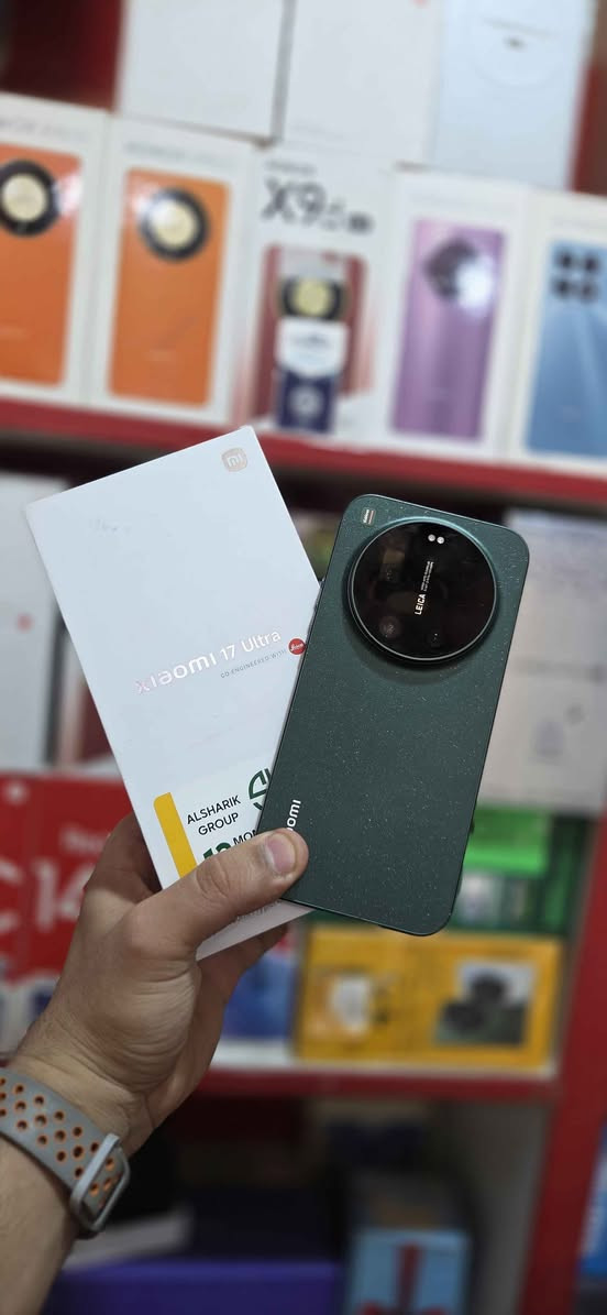 Xiaomi mi 17 ultra

احدث واخر واقوى اصدار من شاومي
مي 17 الترا 
لون مميز اخضر
 
عملاق التصوير بعدسات leica الالمانيه 

ذاكره عملاقة 1024/16g
يعني وااحد تيرا

نظافه 💯
حجم البطاريه 6800mah
قدرة شحن 90w
نسبة البطارية 💯
عدد الدورات 40دوره فقط

احدث معالج حاليا snapdragon  8elite gen5

شاشه بقياس 6.9انج
LTPO Amoled  120Hz

السعر 1675
متوفر بيع وشراء ومراوس
متوفر توصيل محافظات 10الاف مقدما 

بابل سوك الحله شارع المكتبات 
مكتب الماسه للموبايل 

***********
*********** حلة, بابل
