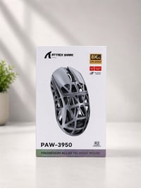 Attack Shark PAW-3950 ماوس قيمنق احترافي بخامة Magnesium Alloy خفيفة و...