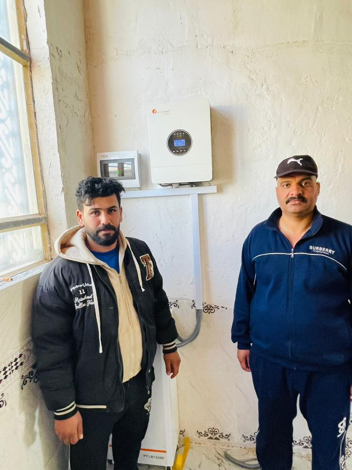 شركة المجد للطاقة الشمسية 🌞
بإدارة: حذيفة البو حسيب

🔧 تم ولله الحمد تنصيب منظومة طاقة شمسية متكاملة
للأخ جلال قاسم رشيد في قضاء العلم، ضمن سلسلة مشاريعنا الناجحة في جميع المحافظات.

⚙️ مكونات المنظومة المنصبة:
✅ 10 ألواح هيستا – قدرة وكفاءة عالية
✅ بطارية PTT 15 – عدد 1 (لتخزين الطاقة)
✅ انفرتر فلستي – 20 كيلو للنهاري / 15 كيلو للليلي

💡 نوفر لكم نفس الجودة والخدمة:
💰 للبيع نقداً (بأفضل الأسعار)
📆 أو بالتقسيط المريح
🔨 مع التنصيب في جميع محافظات العراق على أيدي فنيين مختصين

📞 للتواصل والاستفسار:
مدير المبيعات: ***********
الإدارة: ***********

⚡ المجد … شريكك الأول في الطاقة الشمسية
