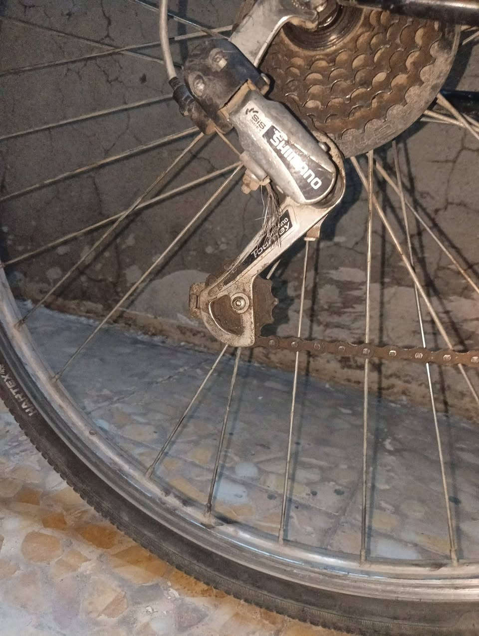 السلام عليكم
بايسكل ماركة AMERICAN EAGLE 
ماركة معروفة
بايسكل باله اصلي ياباني
القطع مالتها كلها اصلية SHIMANO
6كير خلفي و 3 امامي
التايرات ثنيناتهم تايلندي
بايسكل جبلي وايضا سريع 
السعر: 80 الف 
للتواصل على الارقام: 
*********** اسيا
‏‪***********‬‏ كورك
